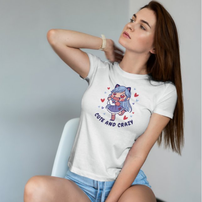 T-shirt Anime Girl In Love (Créateur téléchargé)