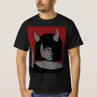 T-shirt Anime Girl Kawaii Waifu esthétique japonaise Otaku