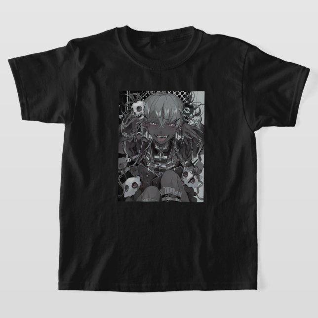 T-shirt Anime Girl Kawaii Yandere Waifu Aesthetic Japanese (Poser)