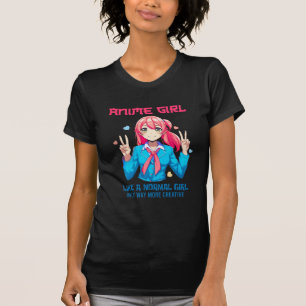 T-shirt Anime Girl Manga Japonaise Filles Ados