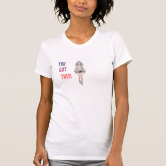 T-shirt Anime Girl Vibes - You Got This 