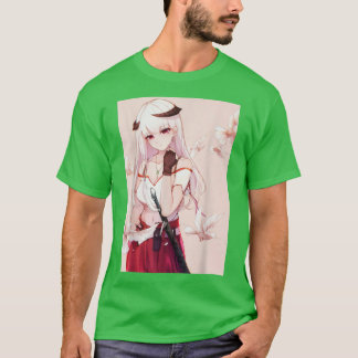 T-shirt Anime Girl Waifu Aesthetic Japanese Japanese Otaku