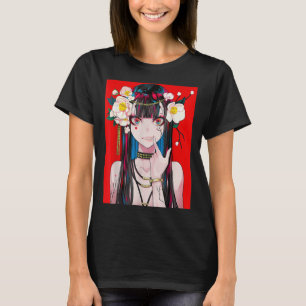 T-shirt Anime Girl Waifu japonais esthétique Kawaii Otaku