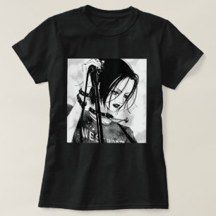 T-shirt Anime gothique fille esthétique Waifu japonais Ota