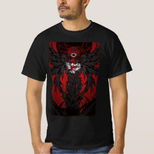 T-shirt Anime Horreur esthétique Scary Déplaisante fille j