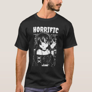 T-shirt Anime Horrifique Kawaii Gothique Esthétique Darkwa
