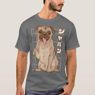 T-shirt Anime Japon Retro Grunge Otaku Kanji Carlin