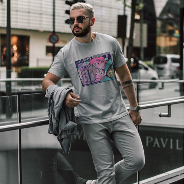 T-shirt Anime Japonaise Fumer (Créateur téléchargé)