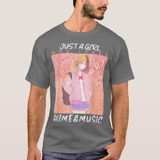 T-shirt Anime japonaise Kawaii Ado fille Anime Merch Anime