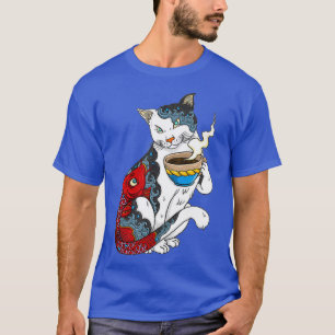 T-shirt Anime Kawaii Neko Life Better With Books Cats