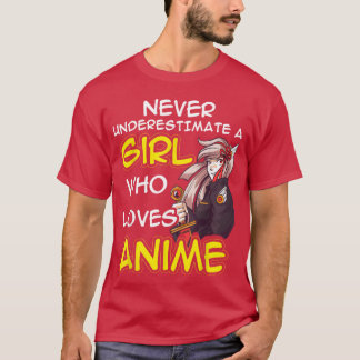 T-shirt Anime Kawaii pour femmes et filles en tant que ama