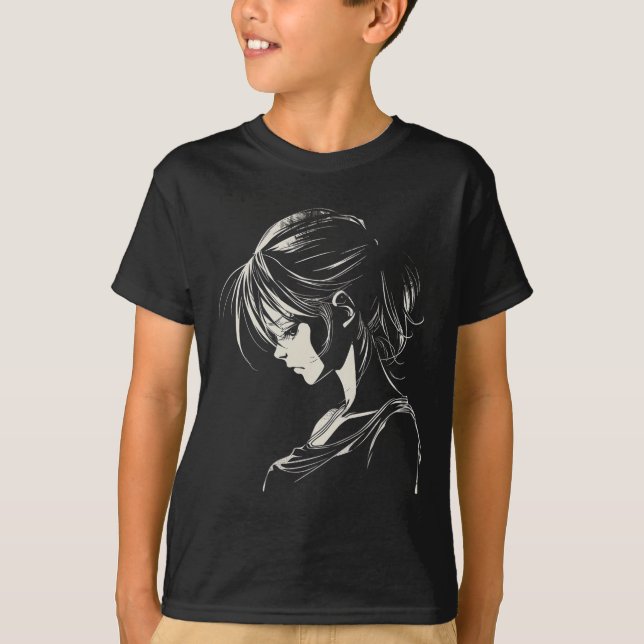 T-shirt Anime Manga Graphisme (Devant)