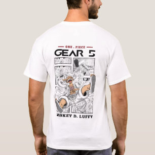 T-Shirt Anime One Piece Aventure Pirate Stylé D
