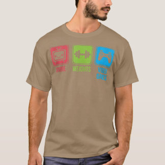 T-shirt Anime, Poids, Jeux Vidéo Otaku Workout