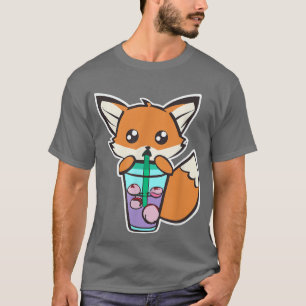 T-shirt Anime Pour Boire Boba Lait Bubble Thé Kawaii 100