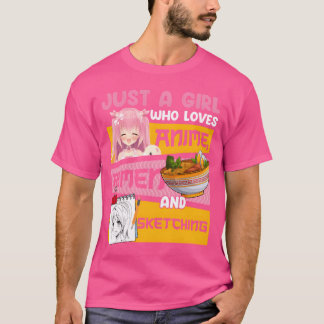 T-shirt Anime Ra Et gravure juste pour ceux qui aiment Ani