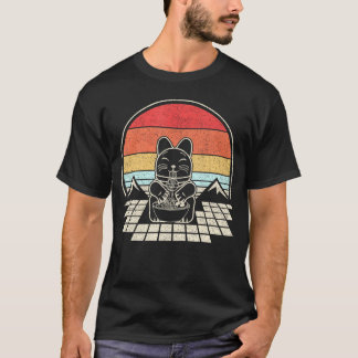 T-shirt Anime Ramen Chat nouilles japonaises Aesthétique K