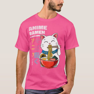 T-shirt Anime Ramen Et Sketting