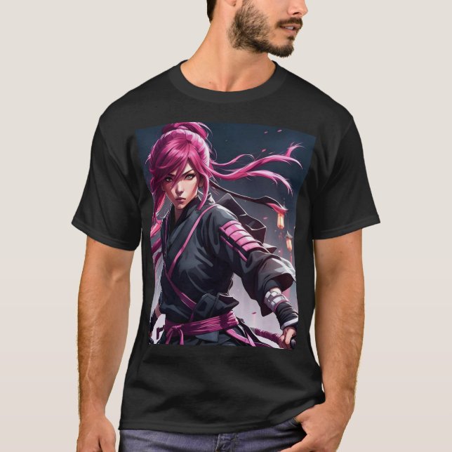 T-shirt Anime Samurai (Devant)