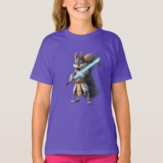 T-shirt Anime Samurai Squirrel Warrior