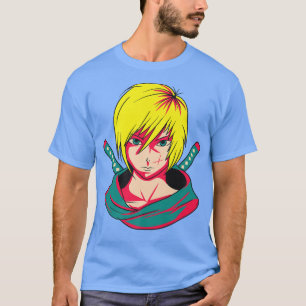 T-shirt Anime Samurais Japon Culture Art Vaporwave Otak