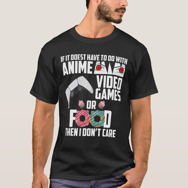 T-shirt Anime Stuff, Anime Merch, Anime, Anime Accessoire (Devant)