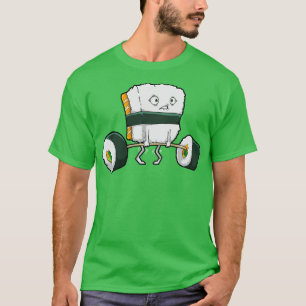 T-shirt Anime Sushi haltérophilie
