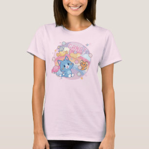 T-shirt Anime Tom et Jerry Candy Party