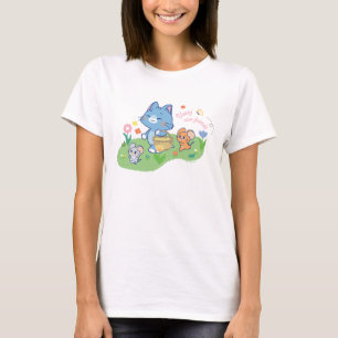 T-shirt Anime Tom, Jerry et Tuffy Picnic