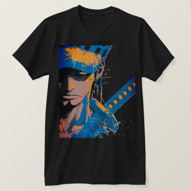 T-shirt Anime Vibes Unleashed – Streetwear Edition (Design devant)