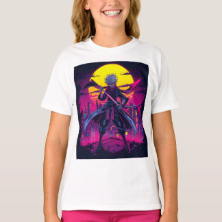 T-shirt Anime Violet - Audacieux & Dreamy