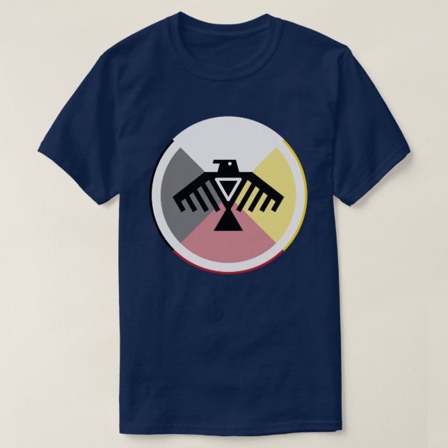 T-shirt anishinaabe cerceau sacré (Design devant)