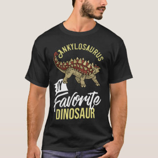 T-shirt Ankylosaurus Dinosaur Cadeau Dino Fossil