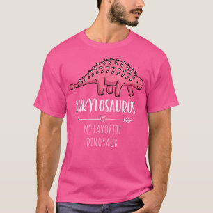 T-shirt Ankylosaurus Mon Dinosaure Favori