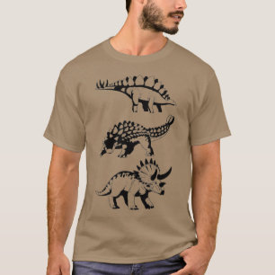 T-shirt AnkyloSaurus Tricératops Stegosaurus Dinosaur