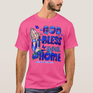 T-shirt Ankylose Spondylitis Sensibilisation dieu bénisse