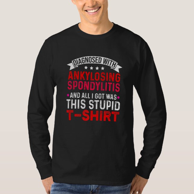 T-shirt Ankyloss Spondylitis Survivor Bechterew Warrior (Devant)