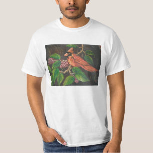 T-Shirt Ann Hayes Peinture Cardinal
