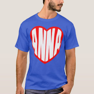 T-shirt Anna dans mon cœur garçon