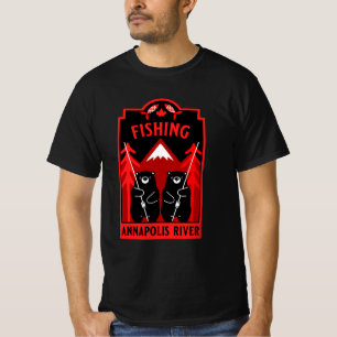 T-shirt Annapolis River Fishing Canada