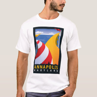 T-shirt Annapolis, voiles