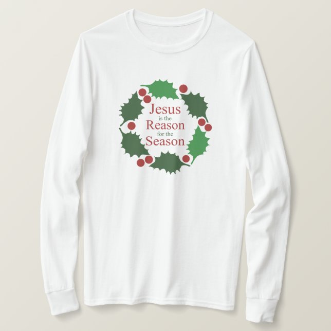 T-shirt Anneau de Holly Jesus Raison de la saison (Design devant)