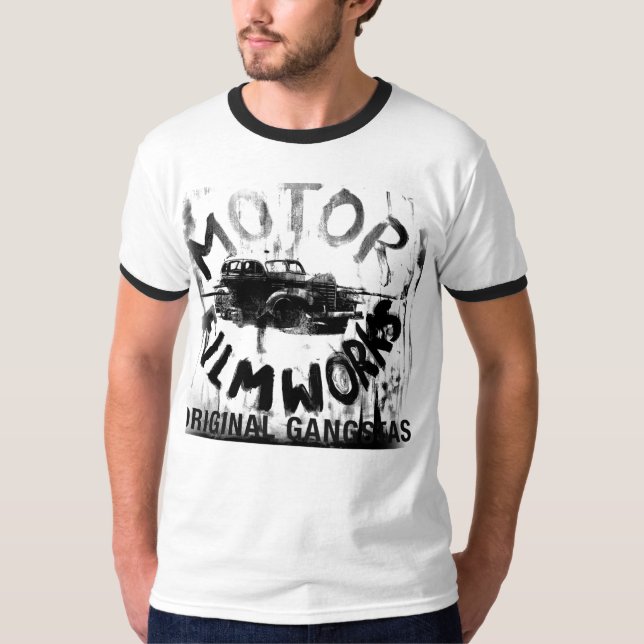 T-shirt Anneau-T de Moto d'ART de JOE MORRIS (Devant)
