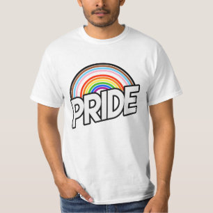 T-shirt Anneaux arc-en-ciel Progress Pride