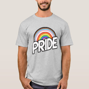 T-shirt Anneaux arc-en-ciel Progress Pride