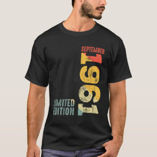 T-shirt Année 1961 Septembre 1961 Retro 1961 Vintage 1961 