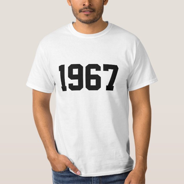 T-shirt Année 1967 (Devant)