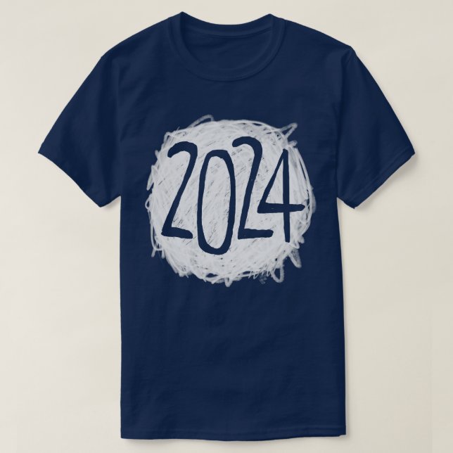 T-shirt Année 2024 (Design devant)