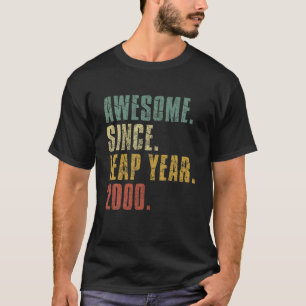 T-shirt Année bissextile Anniversaire Awesome Depuis Le 2