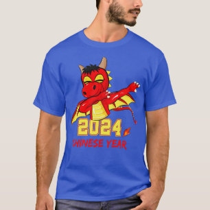 T-shirt Année chinoise 2024 Dabbing Dragon